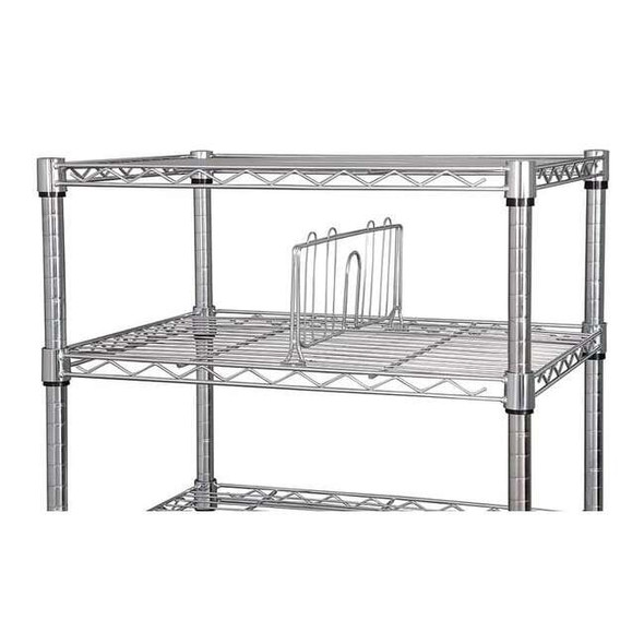 Manufacturer Varies Shelf Divider,24inx6inx1 1/2in,Steel,PK2 5GRP3