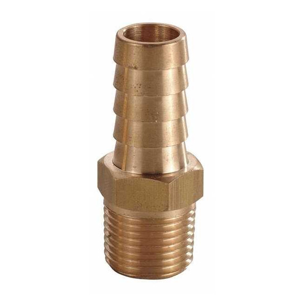 Manufacturer Varies Hose Barb,3/8 In Barb,1/8 In MNPT,Brass 6AFG7