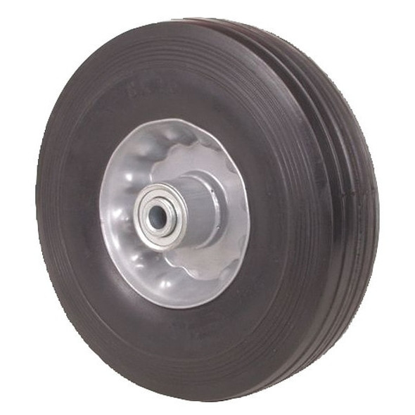 Manufacturer Varies Solid Rubber Wheel,8 in.,250 lb.,Ribbed 1NXB8
