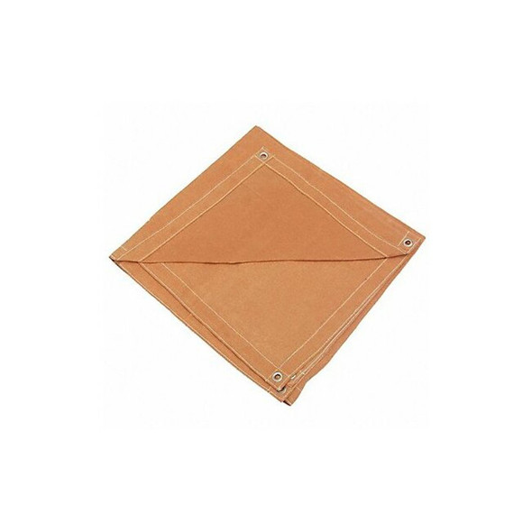 Standard Duty Tarp, 3 ft 6 in x 7 ft 6 in, 20 Mil, Tan, Cotton Canvas