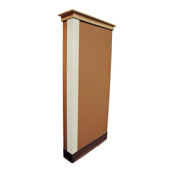 Manufacturer Varies Corner Guard,Eggshell,Smooth,PVC,4 ft H 6YDE9