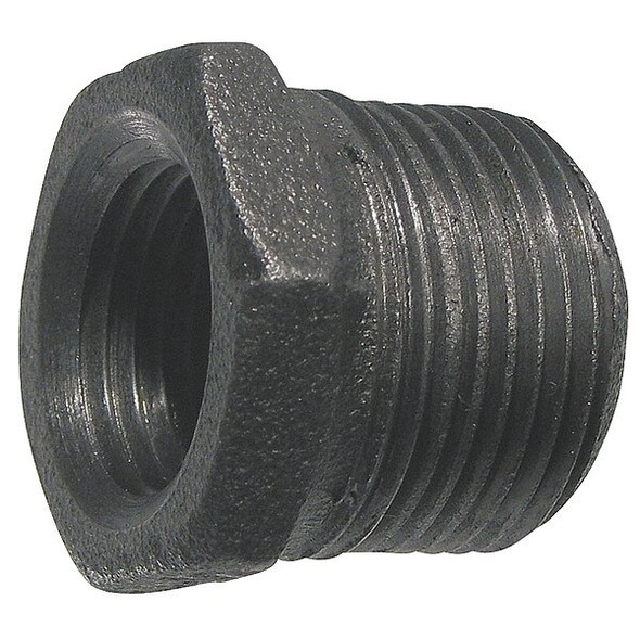 Manufacturer Varies Hex Bushing, Malleable Iron, 1 x 1/2 in 5P517