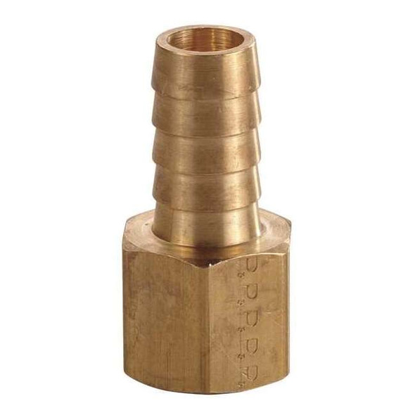 Manufacturer Varies Hose Barb,1/4 In Barb,1/4 In FNPT,Brass 6AFN5