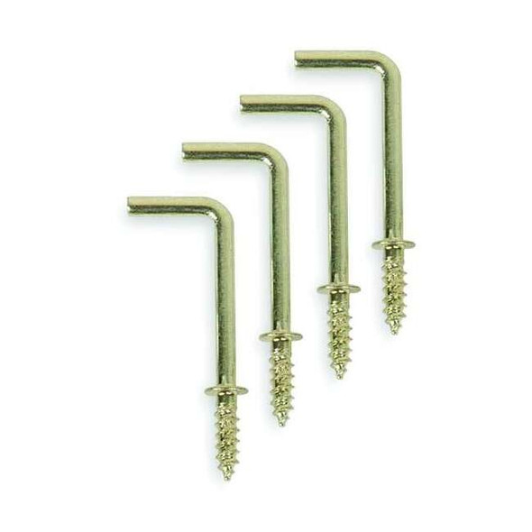 Manufacturer Varies Shoulder Hook,Brass,Steel,3/4 in D,PK20 1WBK5
