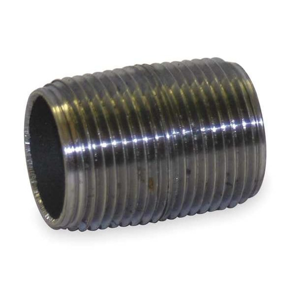 Manufacturer Varies 1-1/4" Close Black Pipe Nipple Sch 80 1LML6