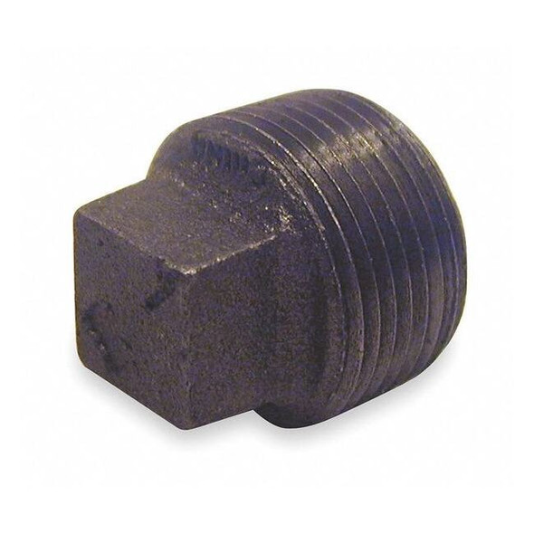 Manufacturer Varies 1" MNPT Black Malleable Iron Square Head Plug 5P545