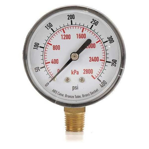 Manufacturer Varies Pressure Gauge,Test,2-1/2 In 4FLW4