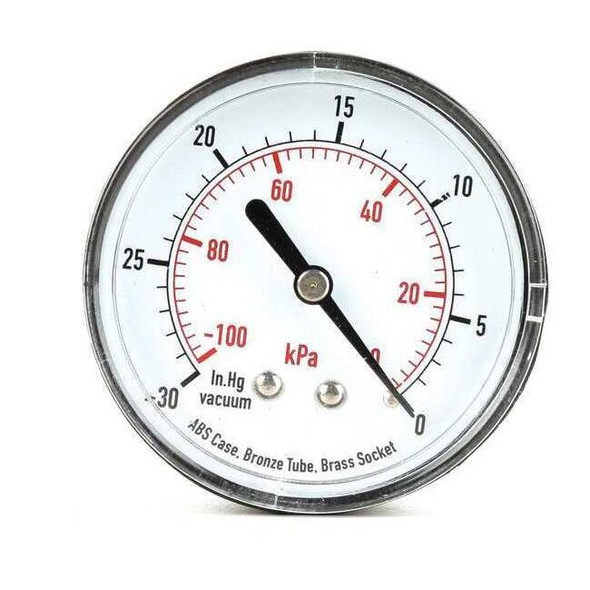 Manufacturer Varies Vacuum Gauge,Test,2-1/2 In 4FMD9