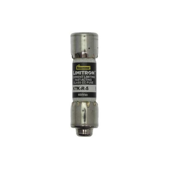 Eaton Bussmann CC Class, Fast-Acting, 5A, 600V AC, Non-Indicating KTK-R-5