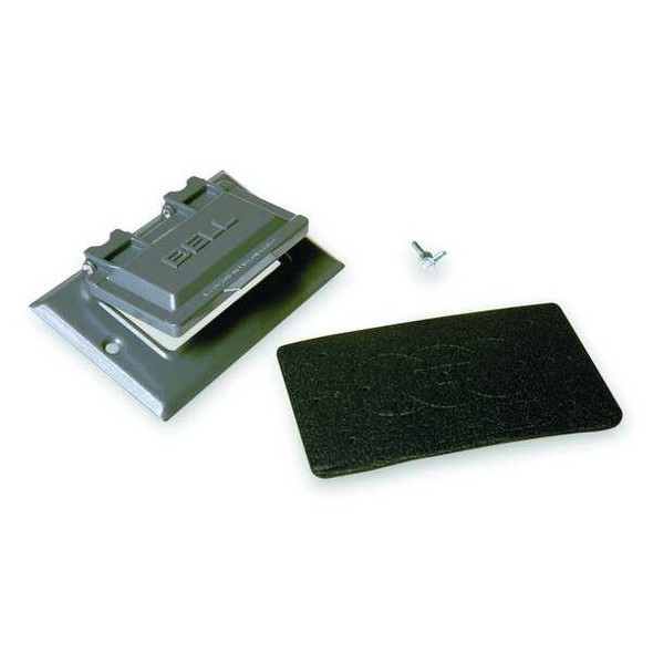 Weatherproof Cover, Single Gang Box Type, 1 Gang, Flip/Snap Cover Type