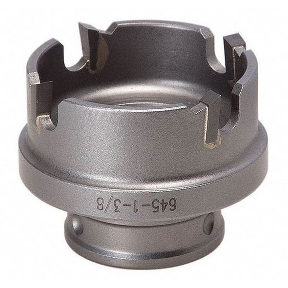 Greenlee Hole Cutter,Dia:1 3/8",Carbide Tipped 645-1-3/8