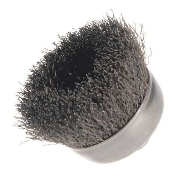 Weiler Crimped Wire Cup Brush,3 In.,0.014 In. 93241 Weiler Crimped Wire Cup Brush,3 In.,0.014 In. 93241