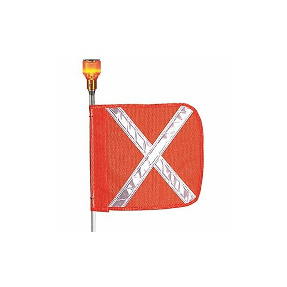 Checkers Warning Whip,HD,3 Ft,X Flag and Socket FS3XL-O