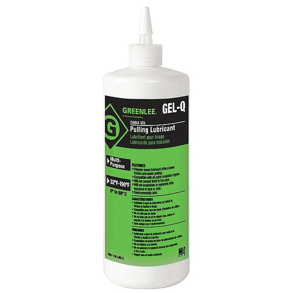 Greenlee Pulling Lubricant,Gel,1 Qt GEL-Q