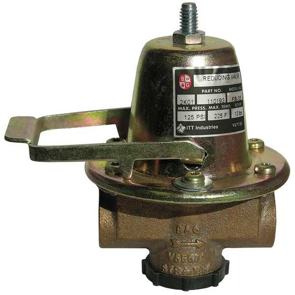 Bell & Gossett Water Pressure Reducing Valve,1/2 In. 110192LF