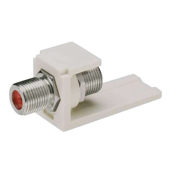 Panduit Mini-Com F-Type Coupler,White CMFWH