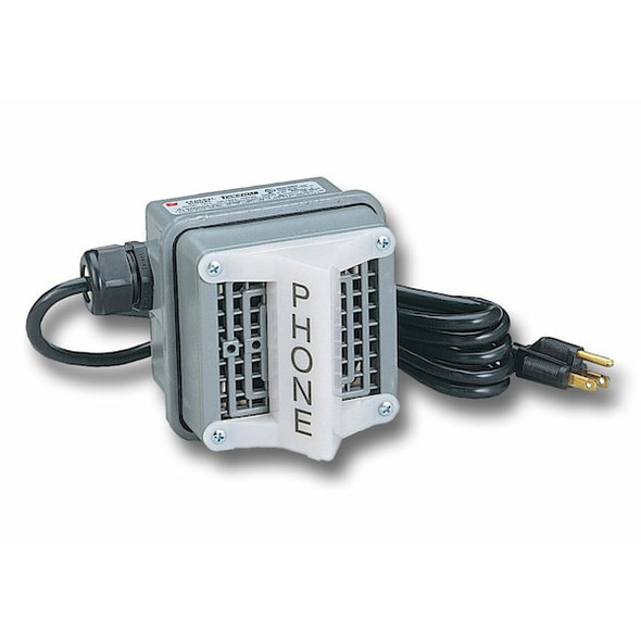 Federal Signal Phone Extension Ringer,Grey TELC-120 Federal Signal Phone Extension Ringer,Grey TELC-120