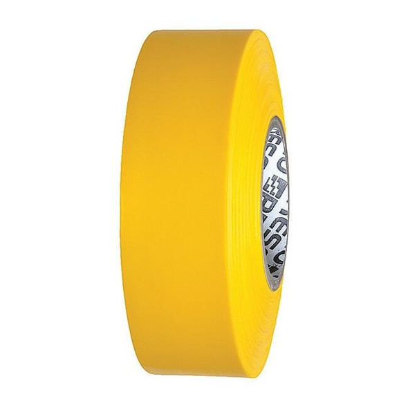 Flagging Tape, No Legend, Yellow, 1 3/16 in Wide x 300 ft Length, Vinyl, 3 mil