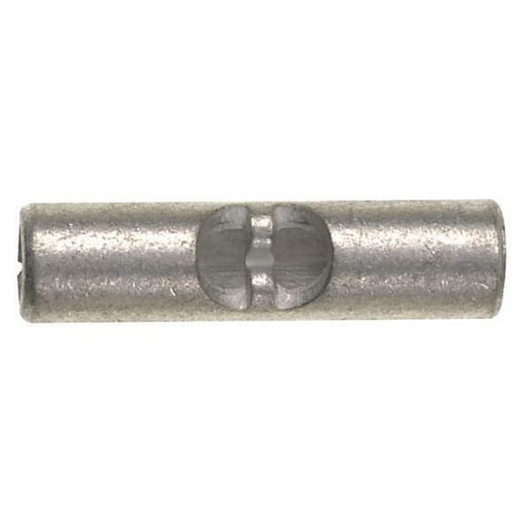 Butt Splice Wire Connector, 10 AWG Max, Copper, None Insulation, 2,000 V, 50 PK