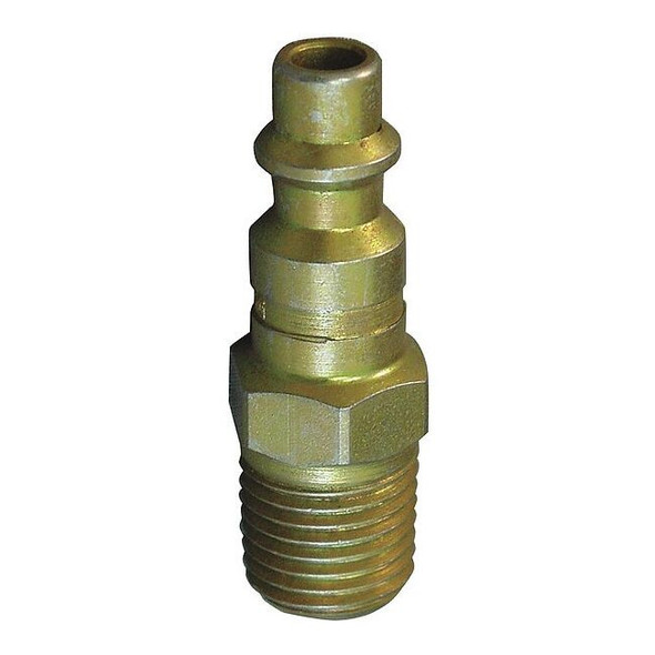 Hansen Coupler Plug, (M)NPT, 1/4, Stainless Steel LL10