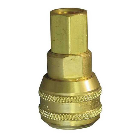 Weatherhead Coupler Body,(F)NPT,1/2,Brass 5200