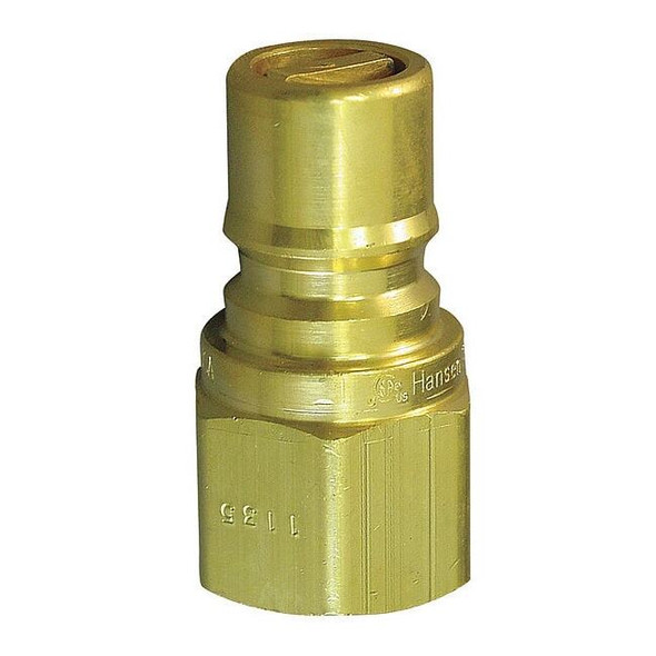 Danfoss Coupler Plug,(M)NPT,1/2,Brass 100508
