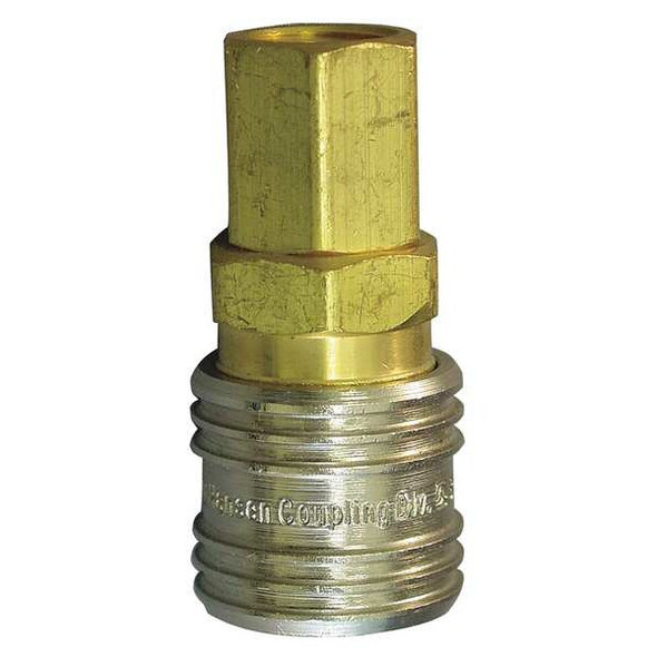 Danfoss Coupler Body,(F)NPT,1/4,Brass 1000E