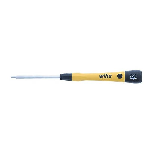 Wiha ESDPrecisionScrDrv,Hex,3mm,Black,Round 27556