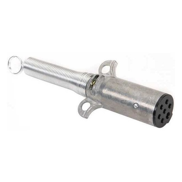 Velvac Plug, 7-Way, T-Grip Plug, Nylon, Plastic, Zinc-Die Cast 593057