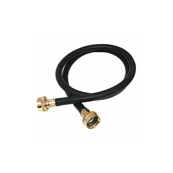 Washing Machine Fill Hose, Rubber, 3/8 in Hose Inside Dia, 5 ft Length, 200 psi