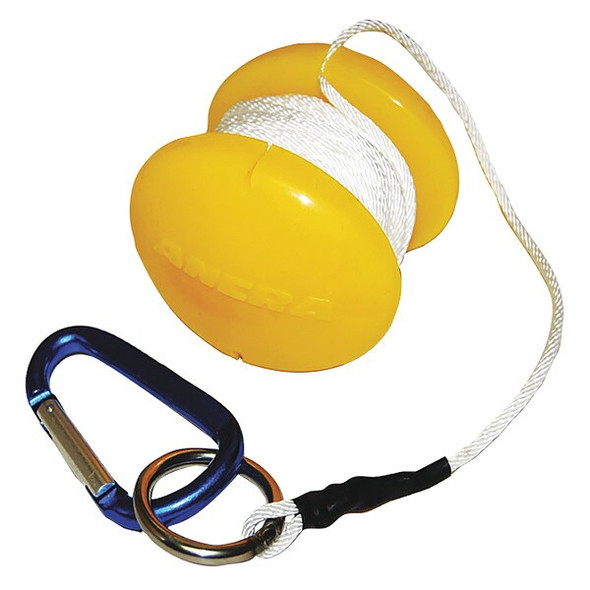 Ancra Mfg Strap Puller,7" W,Rubber,Yellow 50409-10-1PK