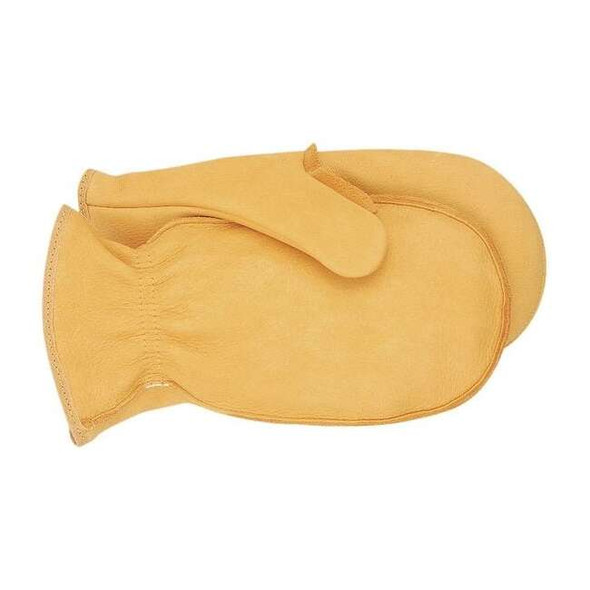 Cold Protection Mittens, leather Palm, Unlined Lining, Tan, Jumbo