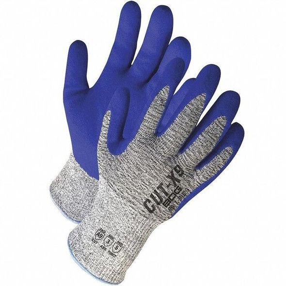 Cut-Resistant Coated Gloves, Cut Level A9 ,Dipped ,Nitrile ,Sandy ,M 1 PR