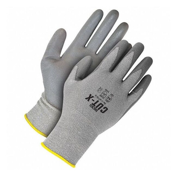 Cut Resistant Coated Gloves, Cut Level A4 ,Dipped ,Polyurethane ,Smooth ,M 1 PR