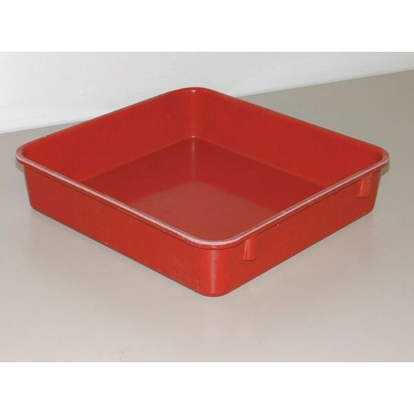 Mfg Tray NestingTote,12.375inL,9.75inW,Red 9301085280