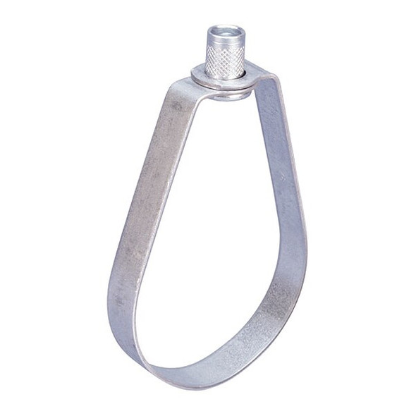 Nvent Caddy SwivelLoop Hanger,2 1/2"Pipe,3"H,Steel 100T0250EG