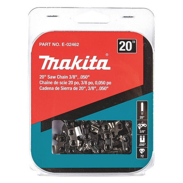 Makita Saw Chain,20" L,3-8" Pitch,.050" ga. E-02462
