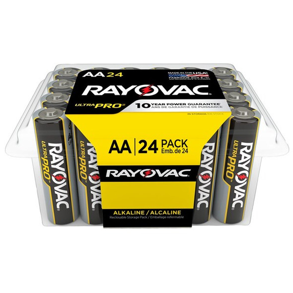 Rayovac Battery,Alkaline,AA,Everyday,PK24 ALAA24PP Rayovac Battery,Alkaline,AA,Everyday,PK24 ALAA24PP