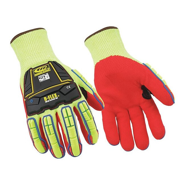 Ansell Impact Resist Touchscreen Gloves,2XL,PR 085