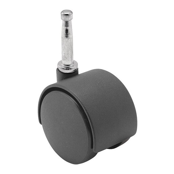 50mm Non-Marking Nylon Swivel Caster, No Brake, Loads Up To 75 lb