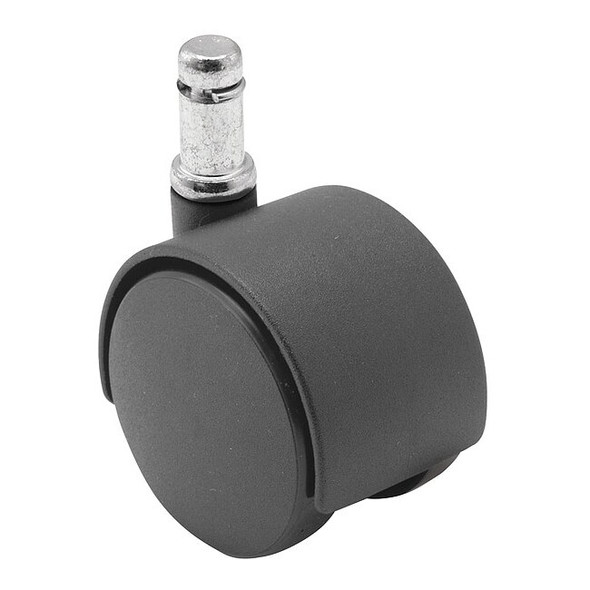 50mm Non-Marking Nylon Swivel Caster, No Brake, Loads Up To 75 lb