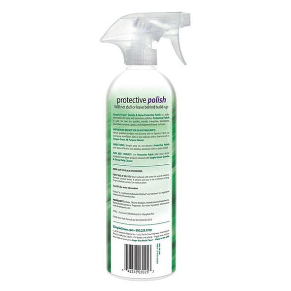 Granite and Stone Polish,Trigger Spray Bottle, 24 oz, Ready to Use  3710101203025