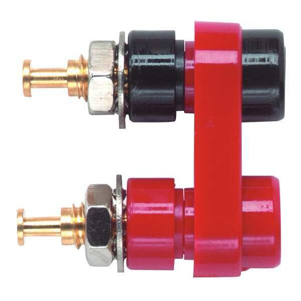 Pomona Electronics Mini Double Banana Jack,Black 2143-0