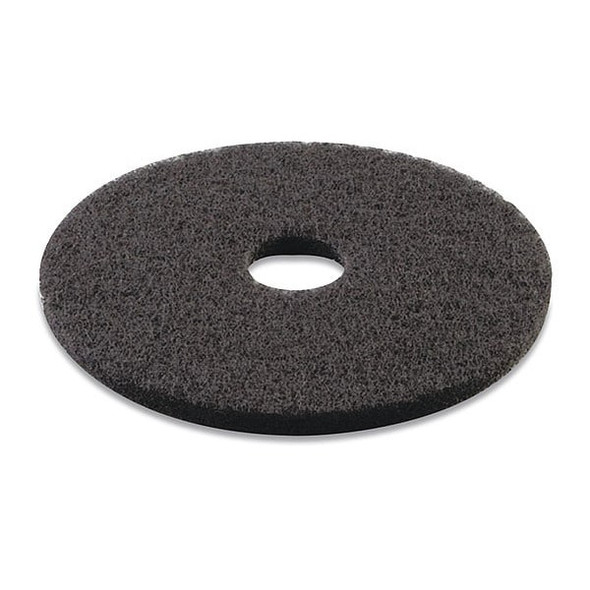 Boardwalk Stripping Floor Pads,20" dia.,Black,PK5 BWK4020BLA