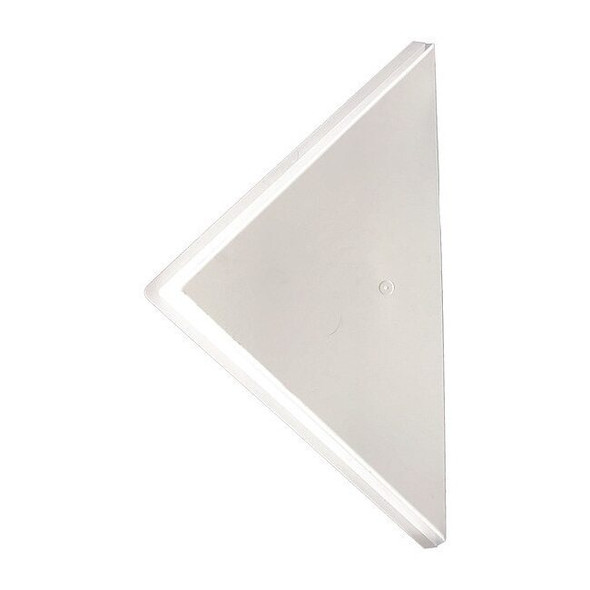 American Louver Corner Air Diverter, Triangle, Plastic STR-ADC-W