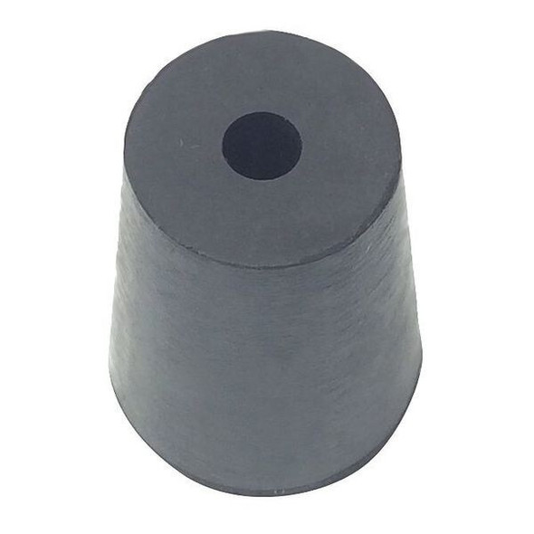 Manufacturer Varies Stopper, 25mm, Rubber, Black,PK30 1-1H