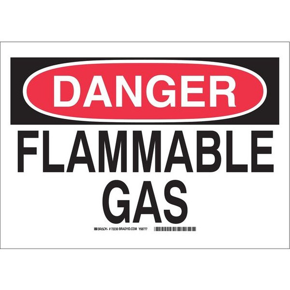 Brady Safety Sign Label,3-1/2 In. H,5 In. W, 87764 87764