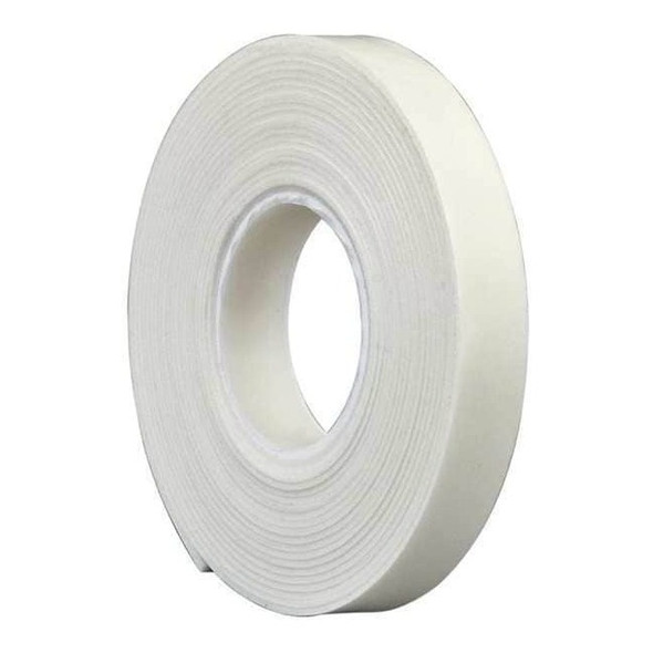 Double-Sided Foam Tape, 3/4 in W, 5 yd L, 1/16 in, Vinyl Foam, Double-Sided