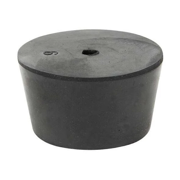Manufacturer Varies Stopper,25 mm H,SBR Rubber,Black,PK8 10-1H