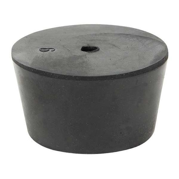 Manufacturer Varies Stopper, 25mm, Rubber, Black,PK8 10-1H
